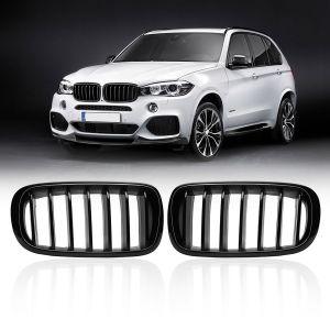 Решетки радиатора цвет черный глянец для BMW F15 X5 X5M X6 F16 2014-2017 